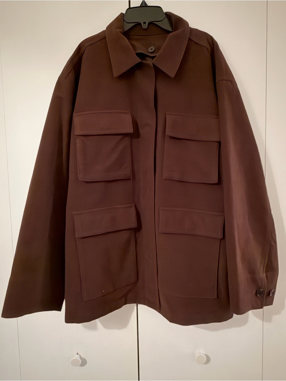 Madewell Cargo Field Jacket in Chocolate Brown - Picture 2 of 5
